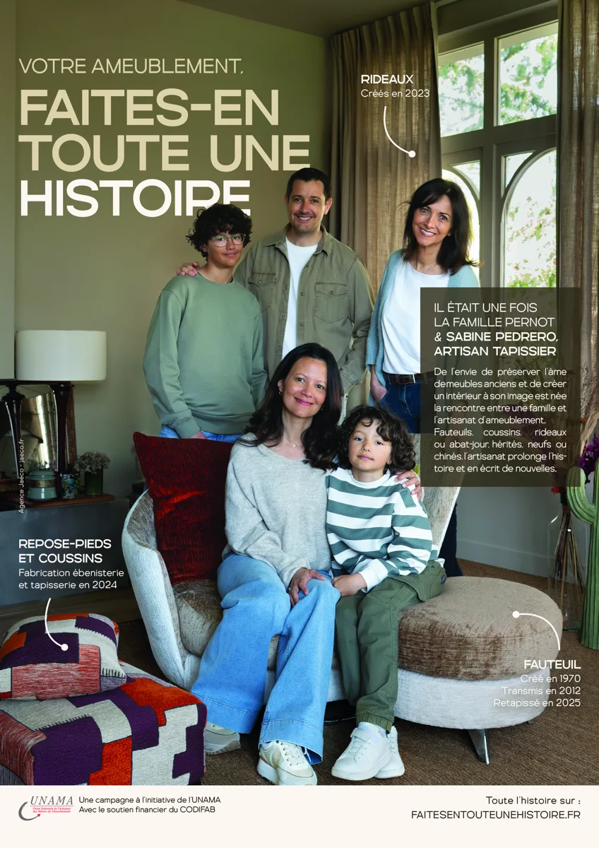 Affiche officielle de la campagne UNAMA Faites-en toute une histoire