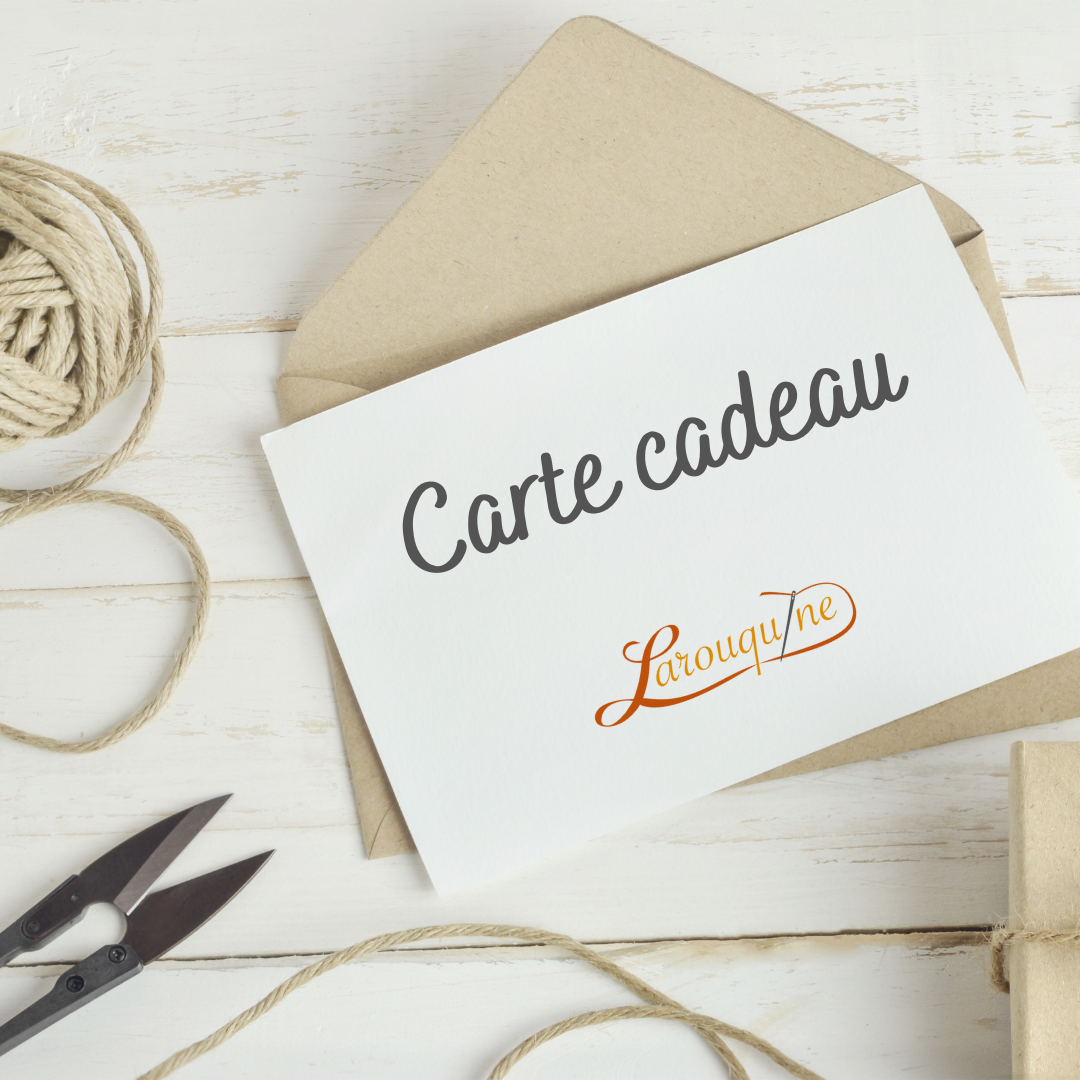Soyez sûr de faire plaisir, en offrant une carte cadeau Larouquine !