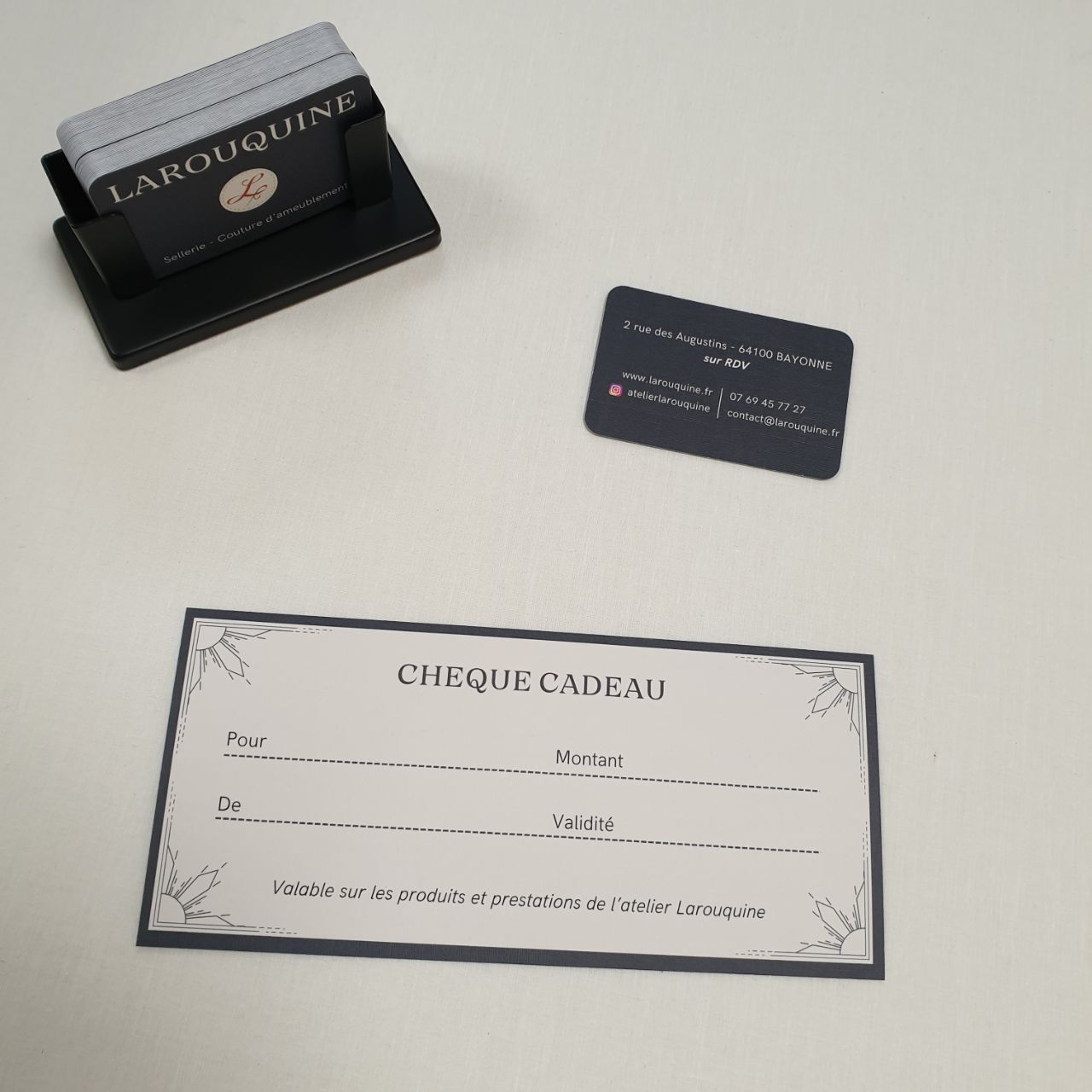 Cheque cadeau Larouquine - Papier